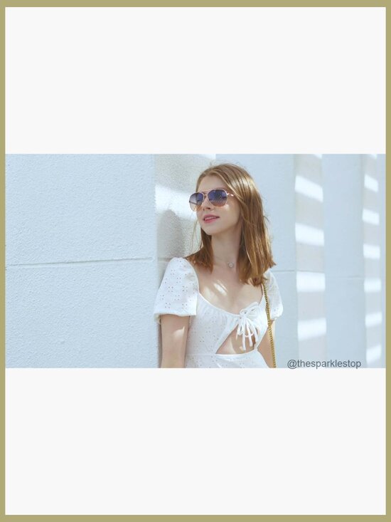 Metal Frame Aviator Sunglasses with UV400 Protection